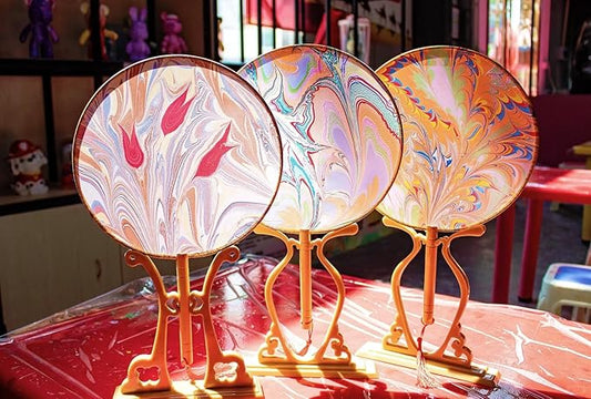 27PCS Water Marbling Painting Kit, Water Paint for Craft, Turkish Marble Pattern Craft Set,Watercolor Art Kit, Perfect for Birthday, Women's Day, Halloween, Christmas, Thanksgiving & New Year Gifts