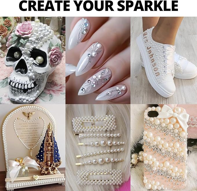16000Pcs Flatback Pearl Rhinestone - Image 6