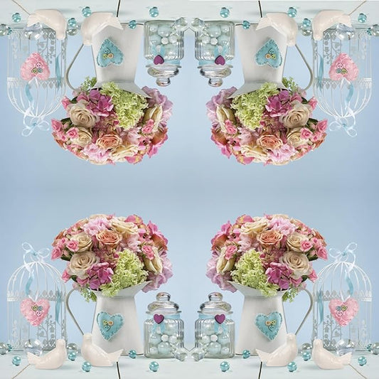 20-ct 13x13 Flowers Paper Luncheon Decoupage Napkins, 3-Ply Servilletas Printed Jug Full of Flower Cocktail Napkin for Art, Dinner and Party, Disposable Napkins Decor