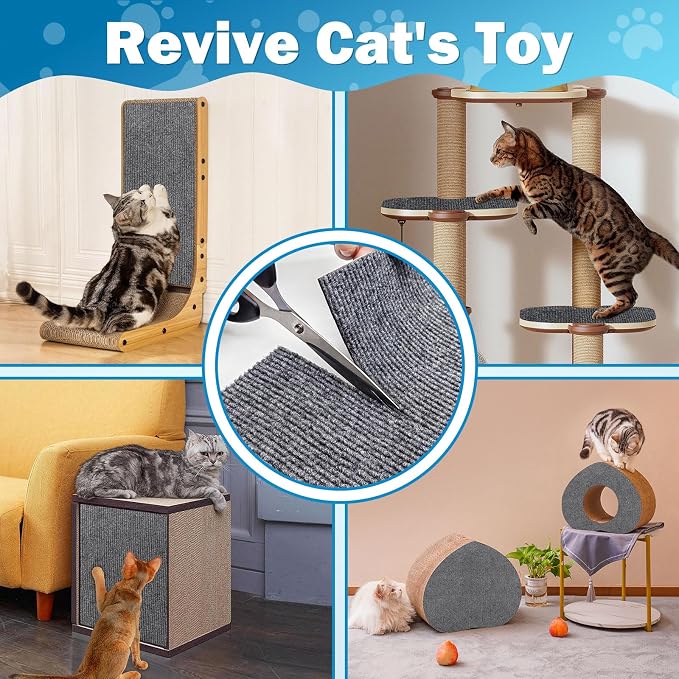 23.6x15.8 Cat Wall Scratcher Mat - Image 9