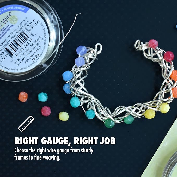 Artistic Wire, 18 Gauge Tarnish Resistant Colored Copper Craft Wire, Dark Blue - Image 9