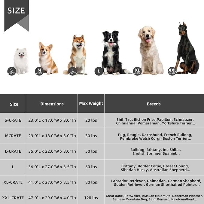 Dog Bed Medium Size Dog, Orthopedic Flannel Pet Bed - Image 7