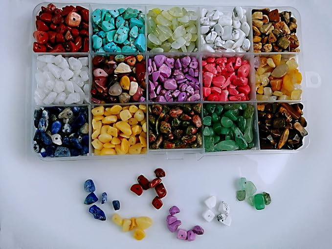 Gemstone Beads Natural Irregular Shaped Stone Chips Crystal Energy Healing Power - Image 7