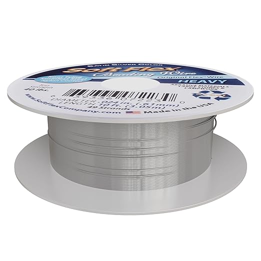 Soft Flex 49 Strand Beading Wire - Heavy 0.24 Diameter - 10 Feet Nylon Design Wire