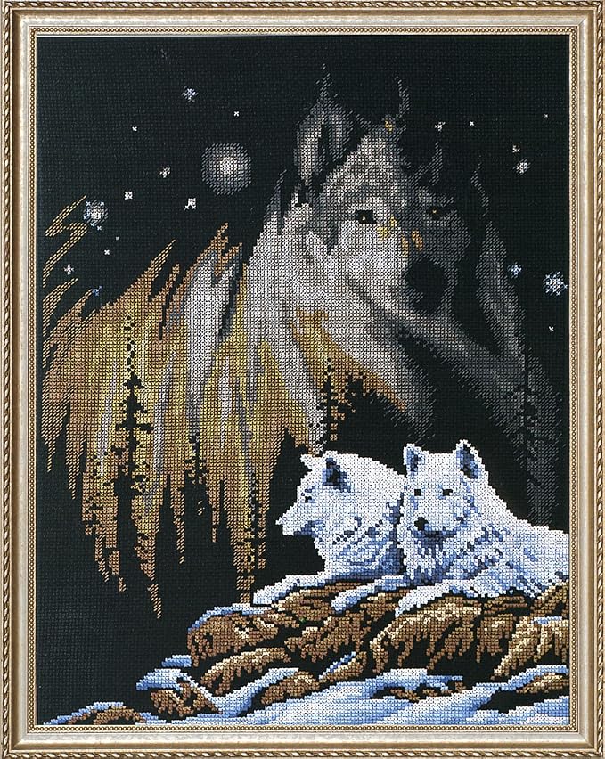 Janlynn Counted Cross Stitch Kit, Northern Lights by Janlynn