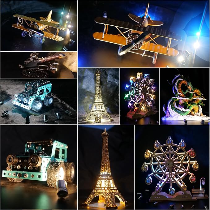 Mini LED Lights, Model Displays & Miniatures. Perfect - Image 6