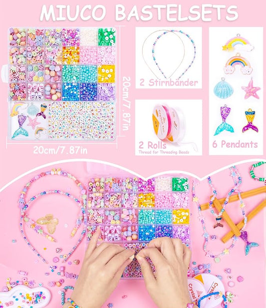 MiuCo Bracelet Making Kit for Kids Girls - Image 2