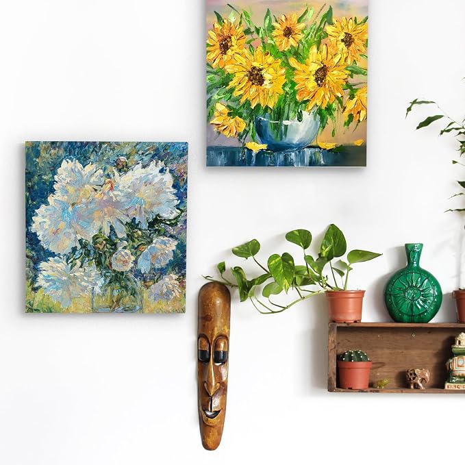 Falling in Art 2 Pack 6x6 Gallery Unfinished Wooden Canvas Panels | Birch Wood - Image 8