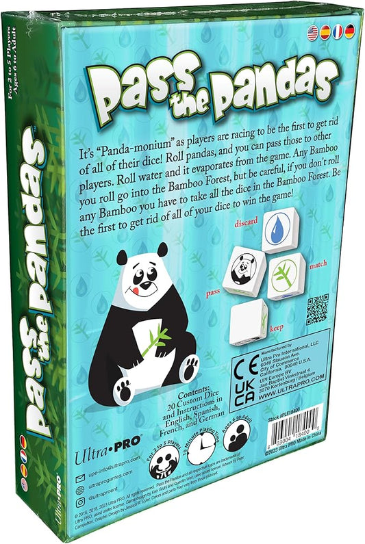 Pass The Pandas - Family-friendly activity, dice rolling game, fun party option, kids' dice game, board game for kids, strategy play, fast-paced fun