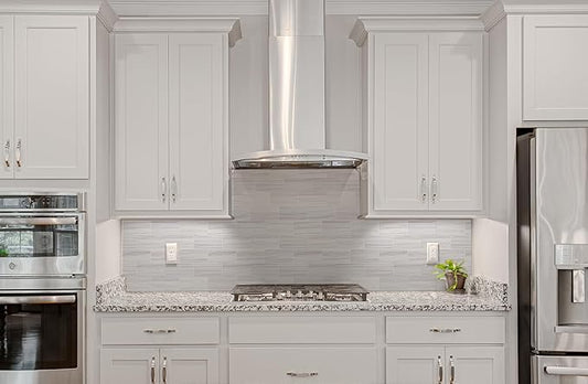 100 Pieces Peel and Stick Backsplash for Kitchen, 3" x 6" PVC Subway Tile 2025 Upgraded Dolomite Star Gray Backsplash Stick on Tile Elevate Kitchen Fireplace RV