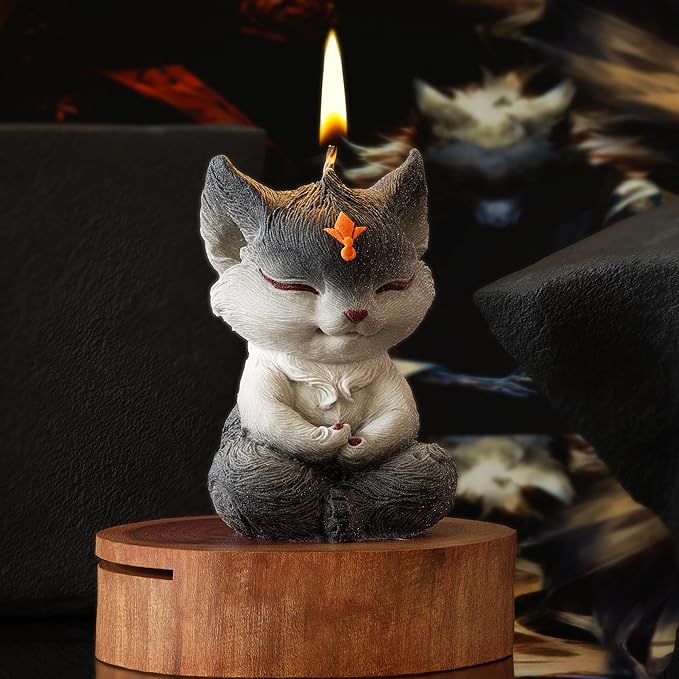 Fox Candle Soap Mold Animal Resin Casting Mold for Wolf, Candle Making, Home Decor - 3D Silicone Mold