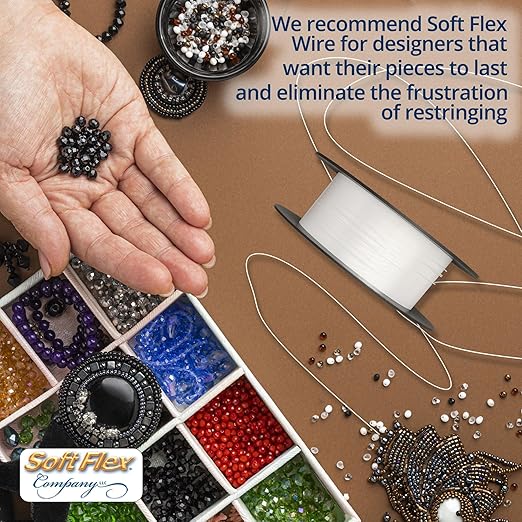 Soft Flex 21 Strand Beading Wire - Fine 0.14 Diameter - 100 Feet Design Wire