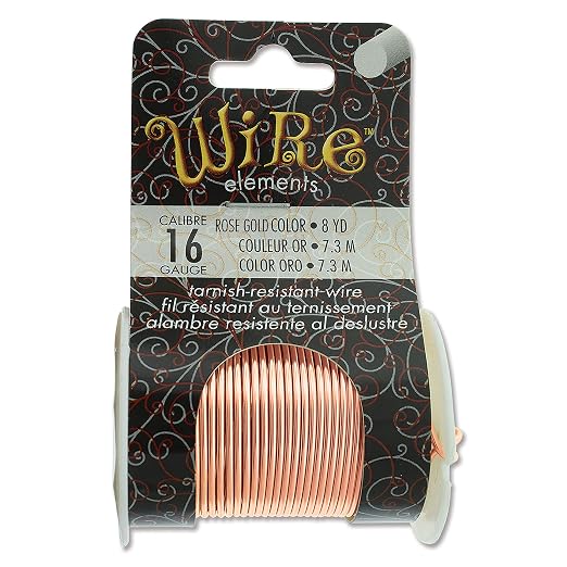 The Beadsmith Wire Elements 16-Gauge Lacquered Tarnish-Resistant Copper Wire - Image 7