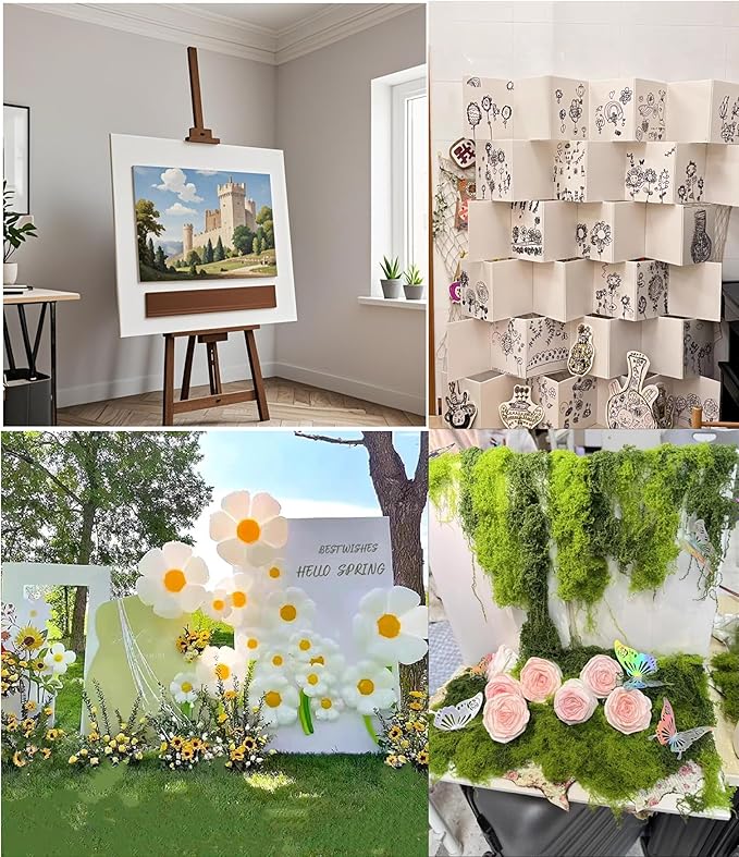 Foam Board 12 x 18 in, ZXUNLIEH 12 Pack White Poster Board, 3/16 in Thick Craft Foam Core Board, Puzzle Board, Double Sided, Foam Sheets for Picture, Project, Presentation, Artwork, Signage and Crafts