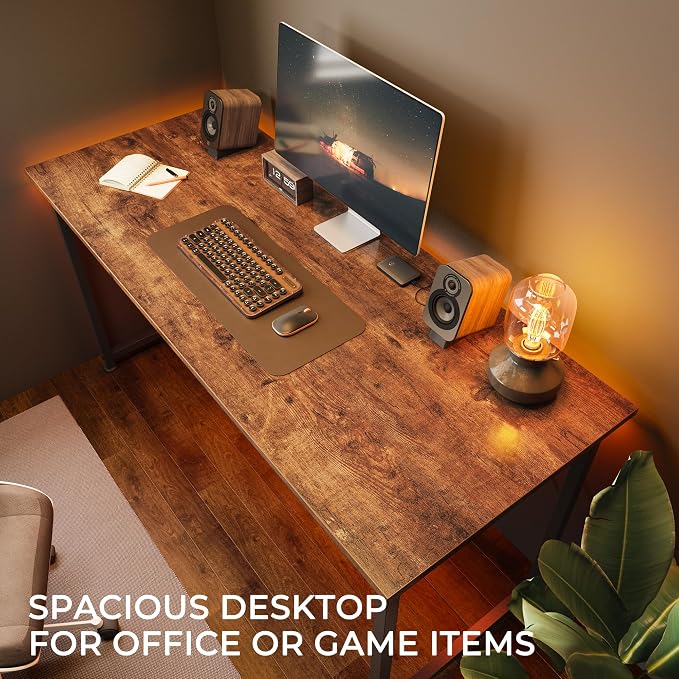 Huuger Computer Desk, 48 Inch Office Desk, Gaming Desk - Image 9
