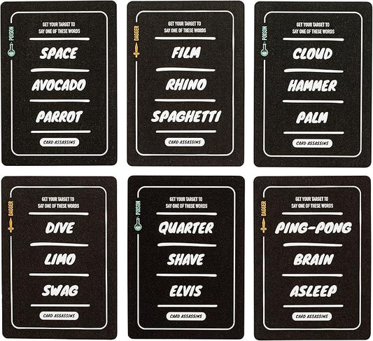 Stellar Factory Card Assassins: A Party Game Without Safe Words