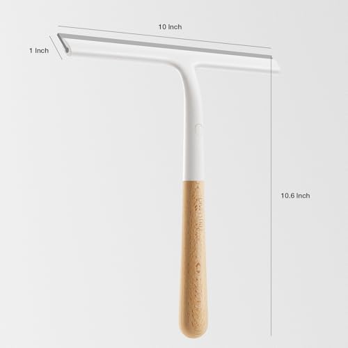 Shower Squeegee for Glass Doors, Streak-Free Silicone Window Cleaner - Image 2