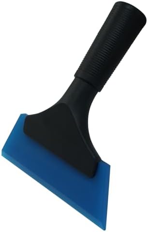 Hordion 2Pcs Small Squeegee 5" Rubber Blade Window Tint Squeegee Blue - Image 3