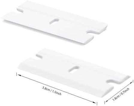 FOSHIO Plastic Razor Blades 200PCS Double Edged 1.5 Inch Suit - Image 3