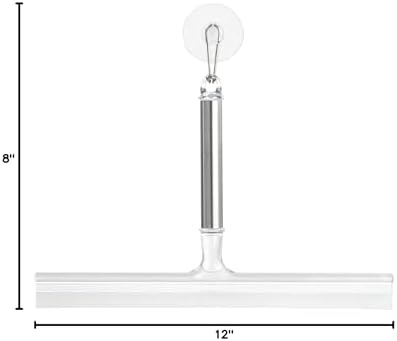 iDesign Forma Brushed Stainless Steel Squeegee - Image 4