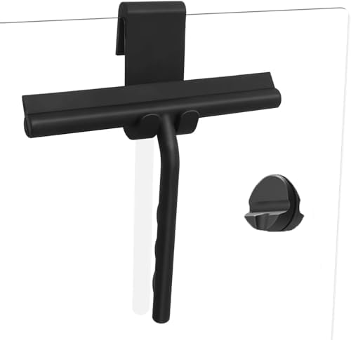 Shower Squeegee for Glass Doors, Full Silicone Jacketed Squeegee by Unknown