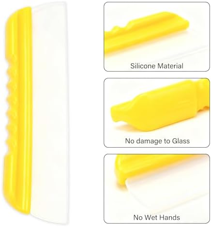 2 Pack 12inch car Squeegee, Silicone Squeegee, car Window Squeegee, Flexible - Image 3