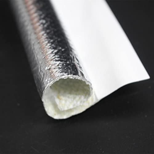 30mm - 1-1/5" Self Closed aluminized Sleeve Heat Shield Protection Side Entry - Image 6