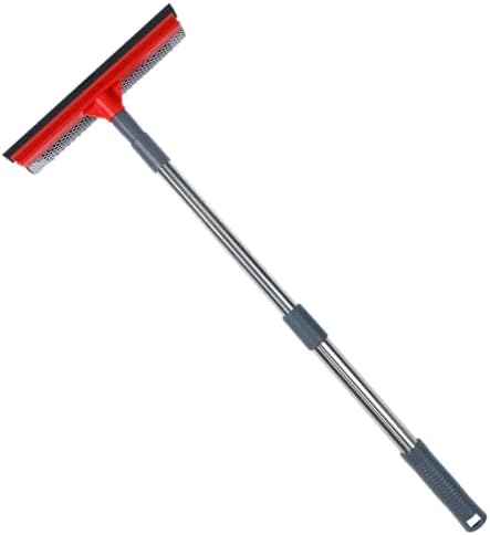 Professional Window Squeegee, 2-in-1 Window Cleaning Squeegee by Bryquelin