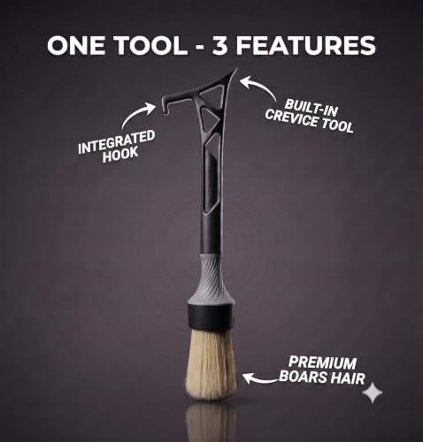 Premium Boars Hair Detailing Brush - Image 3