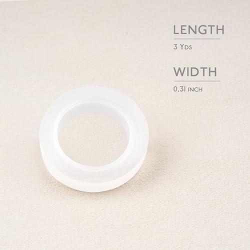 WENNALIFE Hair Extension Tape Roll Single Sided, Transparent Tape - Image 2
