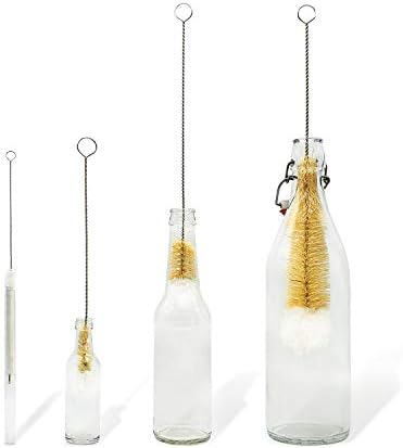 Bambaw Bottle Cleaner Brush Set | 4 Cleaning Brushes | Bottle Brush Cleaner Set - Image 2