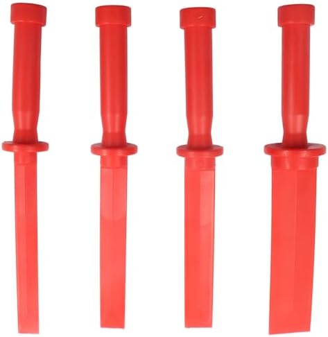 4 Piece Plastic Chisel Scraper Set, Wide 3/4" 7/8" 1" 1-1/2" by Unknown