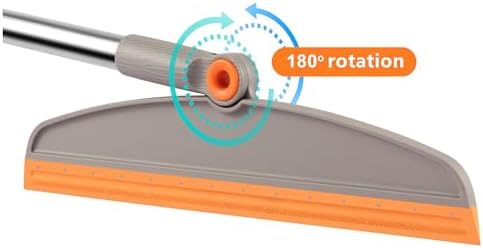 Multifunction 3-in-1 Broom and Dustpan, Silicone broom Squeegee and Scrub Brush - Image 6