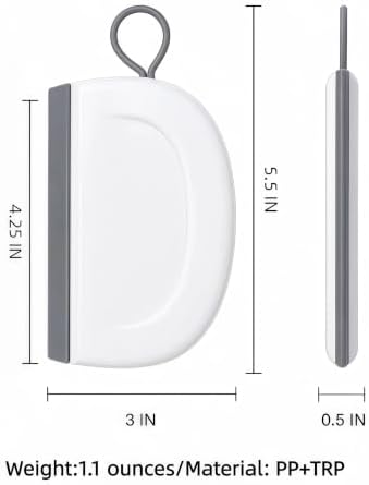 Small Squeegee, 2 Pack with Adhesive Hooks - Image 2