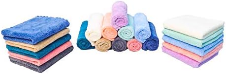 Kyapoo 20 Pack Baby Washcloths Microfiber Coral Fleece Extra Absorbent and Soft - Image 2