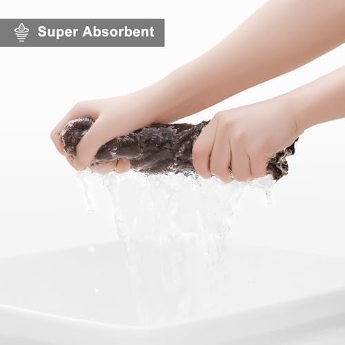 Homaxy 12 Pack Super Soft Absorbent Dish Cloths - Image 5
