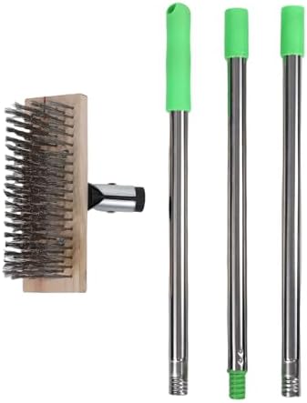 Floor Scrub Brush, Adjustable 80-120cm Handle Deck Scrub Brush, Moss Remover - Image 6