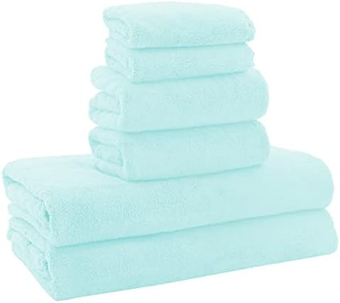 MOONQUEEN Ultra Soft Towel Set-Quick Drying-2 Bath Towels 2 Hand Towels 2 by MOONQUEEN