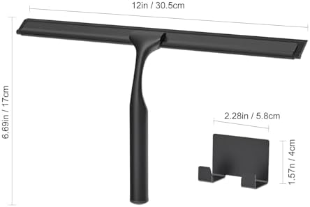 Shower Squeegee for Glass Doors, Shower Squeegee for Tile Shower Walls - Image 2