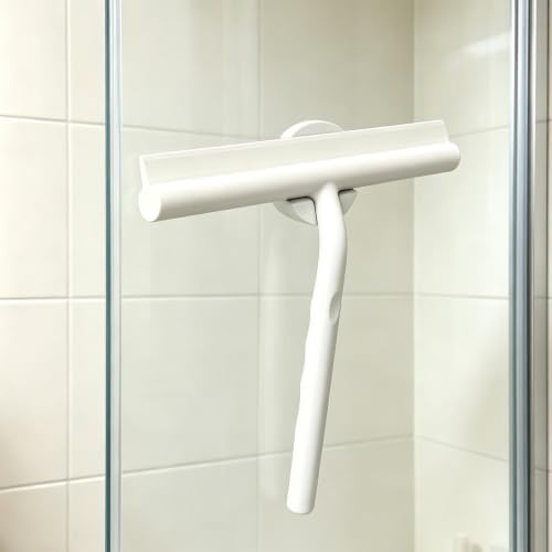 Shower Squeegee for Glass Doors, Full Silicone Jacketed Squeegee - Image 5