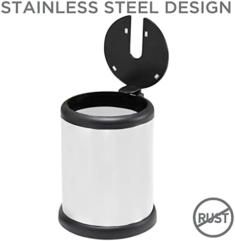 Bath Bliss Toilet Brush and Holder | Self Closing Lid | 360 Degree Brush Head | - Image 4