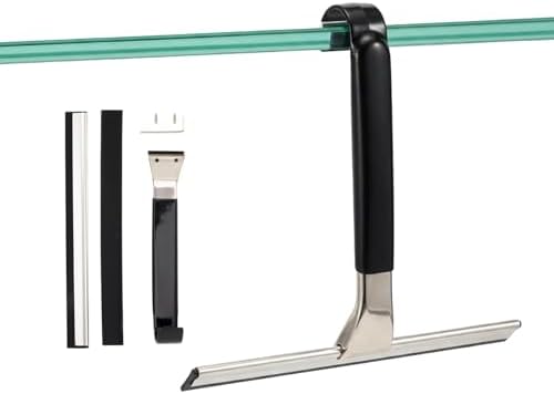 Stainless Steel All-Purpose Shower Squeegee by Mesiiloly