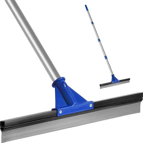 Floor Squeegee for Concrete Floor, Rubber Broom by MENSARJOR