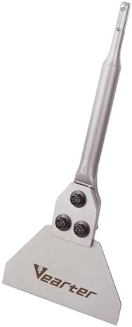 5''x12'' SDS Plus Floor Scraper, Concrete Chisel Tile Removal Tool by Vearter