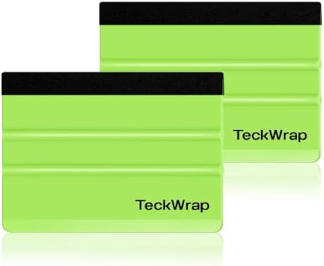 TECKWRAP 2 PCS Professional Felt Squeegee by TECKWRAP