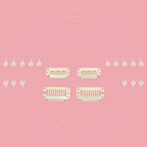 WENNALIFE Adjustable Invisible Wire Hair Extension Kit, 8 Wires by WENNALIFE