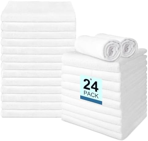 UNIMADE 24 Pack Hand Towels Set by Unimade