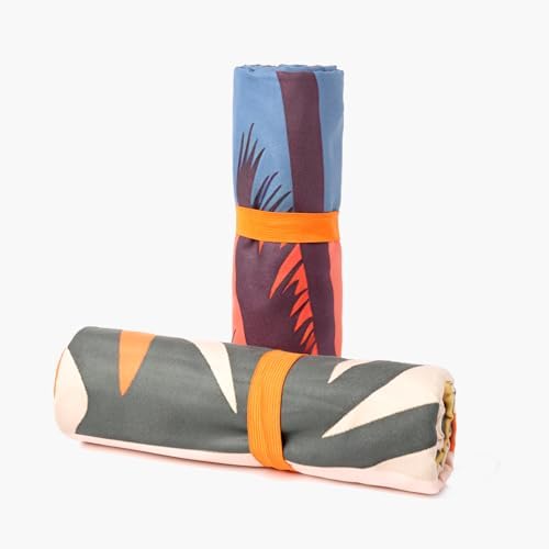 Eunzel 2 Pack Microfiber Beach Towel, Quick Dry Travel Towel Large Sand Free - Image 5