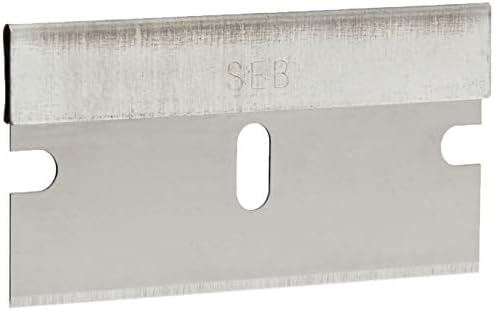 Amazon Basics Single Edge Razor Blades, High Carbon Steel, Clam Shell by AmazonBasics