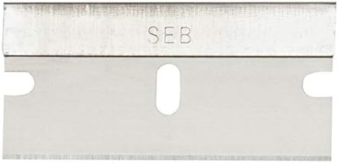 Amazon Basics Single Edge Razor Blades, High Carbon Steel, Clam Shell - Image 2